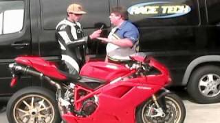 2007 Ducati 1098S Corse Review  MotoUSA [upl. by Finah]