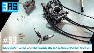 Comment lire la richesse de sa carburation moto  Tuto Moto 53 [upl. by Ful279]