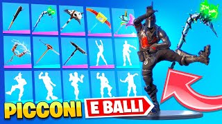 VI MOSTRO i Miei BALLETTI e PICCONI Più RARI Fortnite ITA [upl. by Ynohta488]