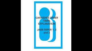 GARNISHEE ORDER TAMIL EXPLANATION [upl. by Asirac85]