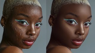 How To SMOOTH SKIN Using FREQUENCY SEPARATION In Photoshop  Skin Retouching Tutorial [upl. by Keldon]