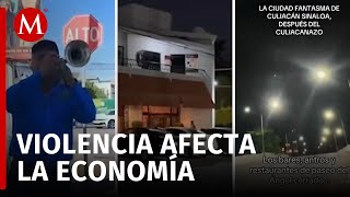 “Narco guerra” en Culiacán la vida nocturna y la economía local sufren un duro golpe… [upl. by Molahs]