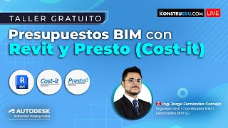 Taller Presupuestos BIM con Revit y Presto Costit [upl. by Un]