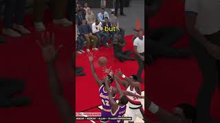 NBA 2K24 Rebound Frustration Weird Animation Ruins Simple Play [upl. by Nagle667]