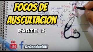 Los focos de auscultacion del corazon parte 2 Sencillo y completo [upl. by Eelirem904]