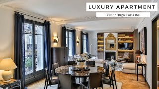 Luxury Paris Apartment 3 Bedrooms Haussmannien Style  Victor Hugo 75016  PARISRENTAL  REF60975 [upl. by Nelyahs]