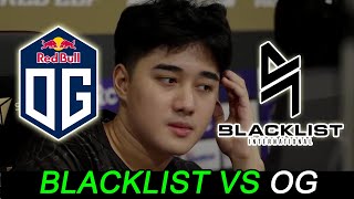 BLACKLIST VS OG  RIYADH MASTERS 2024 GROUP STAGE DOTA 2 [upl. by Reggie]