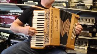 NEW Cherry Saltarelle Clifden Piano Accordion MM 35 60 4999 [upl. by Otreblaug]