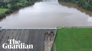 Dam at Whaley Bridge in Peak District threatens to burst [upl. by Thomasin47]