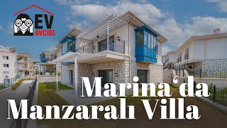 Kuşadası Marinada Deniz Manzaralı Dışı Taş Ev Tadında Rustik Villa  Kuşadasında Satılık Villa 175 [upl. by Nyleuqcaj265]