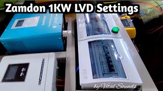 Zamdon 1KW LVD Settings [upl. by Johnny304]