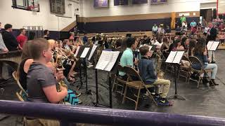 Middle school band performs Handclap [upl. by Namya]