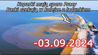 Wyspa Estyjska 03092024 Prace na wszystkich quotKwaterachquot przebiegają pomyslnie  Barki czekają [upl. by Nostaw53]