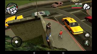 GTA SA Android Wallrun Mod Original [upl. by Ahsilak207]