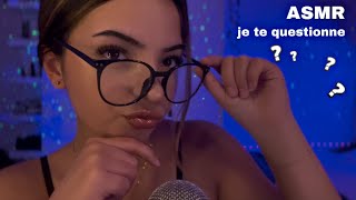 ASMR  INTERROGATOIRE VERS LE SOMMEIL 😴📝 [upl. by Iams155]