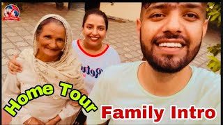 Manni Da Home Tour Te Family intro Full Vlog sehajmanni sadapunjab [upl. by Jurdi835]