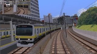 【Railsim】リアルに再現！！中央線E233系 新宿～東京 前面展望 [upl. by Henka]