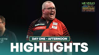 UNDERWAY IN WOLVES Day One Afternoon Highlights  2024 Mr Vegas Grand Slam of Darts [upl. by Hillman707]