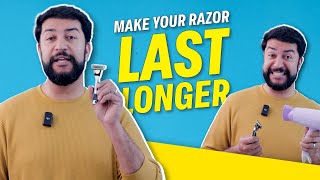 How to make your razor last Longer  Save money on razor cartridges  Bombay Shaving Company [upl. by Amak378]