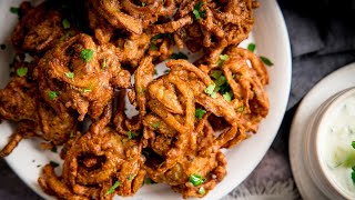 The secret to light and crispy Onion Bhajis [upl. by Mallissa283]