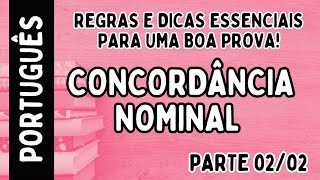 Português para Concursos  Concordância Nominal  Dicas e regras essenciais para sua prova  Parte 2 [upl. by Ifok391]