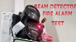 BEAM DETECTOR FIRE ALARM TEST [upl. by Nnylram]