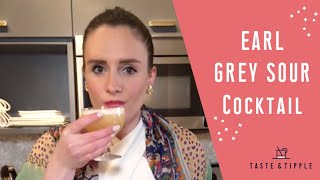 EARL GREY SOUR COCKTAIL RECIPE [upl. by Litt]