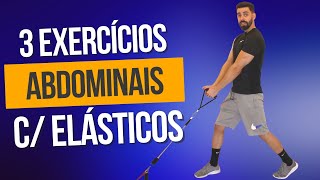 ABDOMINAIS PARA TRINCAR BARRIGA COM ELÁSTICOS [upl. by Dace]