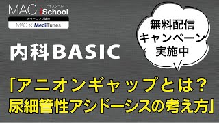 アニオンギャップとは？尿細管性アシドーシスの考え方・分類「内科BASIC」サンプル動画 [upl. by Andree]