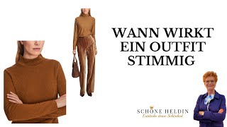 Wann wirkt ein Outfit stimmig [upl. by Naaman]