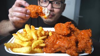 Buffalo Boneless Chicken Wings Recipe [upl. by Bowra]