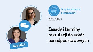 Poznaj zasady i terminy rekrutacji do szkół ponadpodstawowych w Poznaniu i powiecie poznańskim [upl. by Oag]