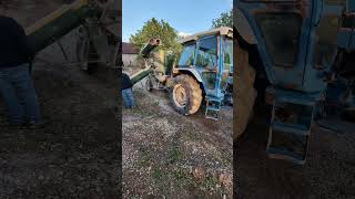 mixing feed for the pigs farming farmequipment farmlife [upl. by Alboran]