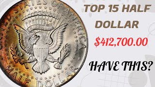 Top 15 Most Valuable Kennedy Half Dollar Worth Money coins worth money [upl. by Eciralc]