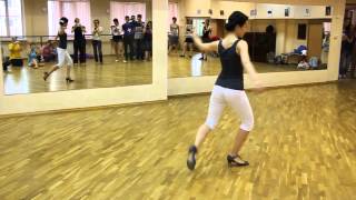 Ksenia Parkhatskaya solo charleston routine [upl. by Atrebor]