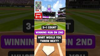 What’s your pitch call with the winning run on 2nd base WINReality [upl. by Karilla]