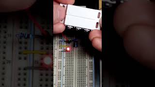 1st NO Magnetic Reed Switch Trigger Monostable 555 Timer diy electronics howto [upl. by Dlareg]