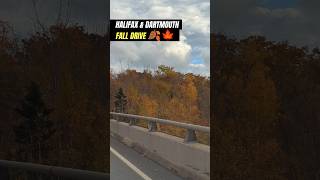 Driving through Halifax amp Dartmouth in Falls 2024 fall halifax dartmouth vlog novascotia [upl. by Nylarak679]