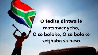 Nkosi Sikelel iAfrika south african national anthem with lyrics  Inno nazionale sudafricano [upl. by Tareyn]