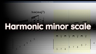 Harmonic minor scale Am [upl. by Marshall668]