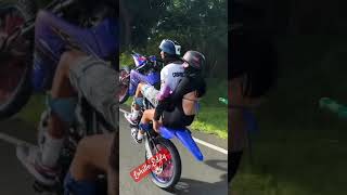 Que tal este flow gánster viralreels stuntvideo bikers lokilloeddy [upl. by Sacttler507]