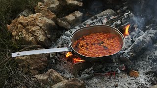 Campfire Bread with Beans [upl. by Notsae292]