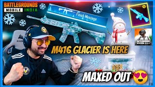 CLASSIFIED YT GETS M416 GLACIER FINALLY  MAXED OUT TO LEVEL 7  M416 GLACIER CRATE OPENING  BGMI [upl. by Link77]