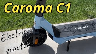 Caroma C1 Electric Scooter Review  30 Miles of Range amp 25MPH Top Speed [upl. by Selda]