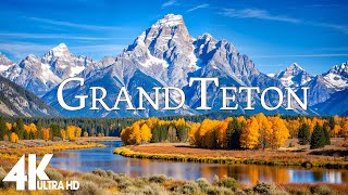 Grand Teton National Park 4K  Explore Majestic Mountain Peaks and Serene Alpine Lakes [upl. by Akimit92]