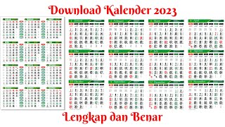 Download Kalender 2023 Format CDR PDF PSD Kalender Masehi Kalender Hijriyah Kalender Jawa 2023 [upl. by Assille]