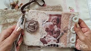 🪡🪡Idée pochette recyclée Couture ou Scrap cest pour toi facile rapide couture scrap Shabby [upl. by Naga]