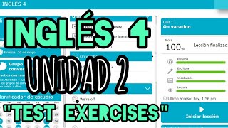 Dexway NIVEL 4  UNIDAD 2 quotTest excercisequot RESUELTO [upl. by Ibrek]