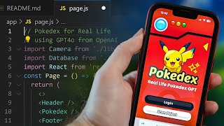 How I made a Pokedex for Real Life with AI  GPT4o [upl. by Glover]