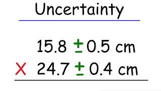 Uncertainty  Multiplication and Division [upl. by Nirrac476]